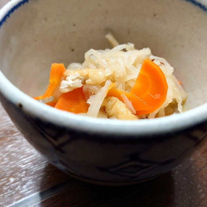 わが家風せん切り大根の煮物